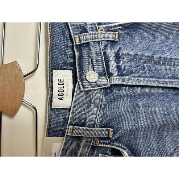 AGOLDE '90s Crop Mid-Rise Straight Leg Jeans Size 27 New - Picture 6 of 10